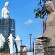 Gigantyczna figura Matki Boskiej pod Toruniem