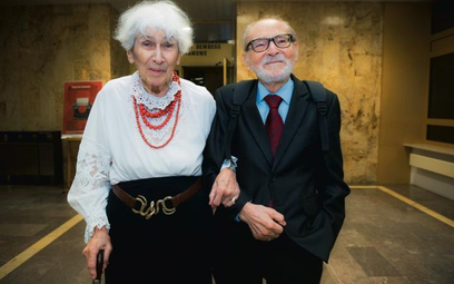 Jan Kulma wraz z żoną Joanną (zmarłą w ubiegłym roku) – poetką, pisarką, reżyserką i autorką utworów