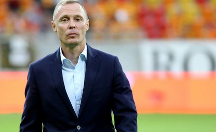 Ireneusz Mamrot, trener Jagiellonii Białystok.