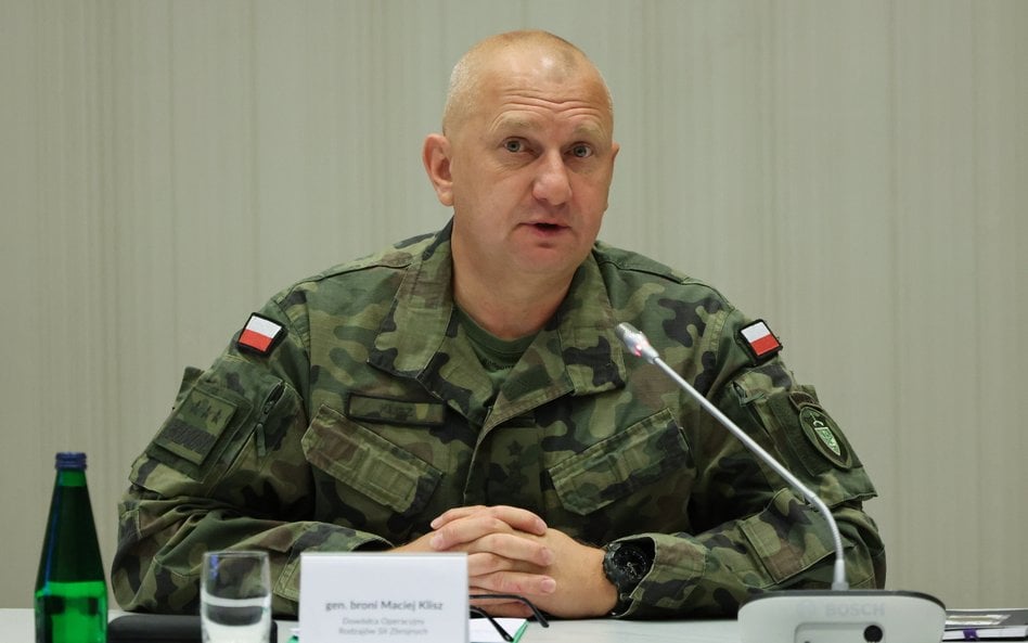 Dowódca Operacyjny Rodzajów Sił Zbrojnych, gen. broni Maciej Klisz