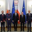 Uroczystość w Pałacu Prezydenckim. Na zdjęciu m.in. Mariusz Kamiński i Maciej Wąsik