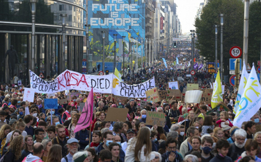W Brukseli przeszedł największy marsz klimatyczny od czasu wybuchu pandemii