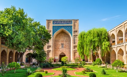 Średniowieczna medresa Kukeldash w Taszkencie, Uzbekistan.