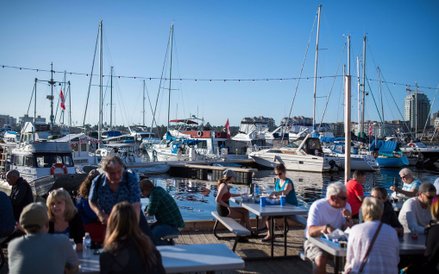Miejscowość turystyczna Victoria w Kolumbii Brytyjskiej