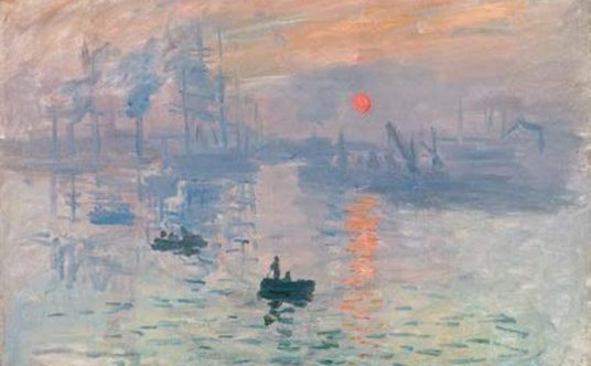 Claude Monet „Impresja, wschód słońca”, 1872; © musée Marmottan Monet, Paris / Studio Baraja SLB