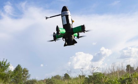 Wyprodukowany na Ukrainie dron P1-Sun, obsługiwany przez żołnierzy 116 Samodzielnej Brygady Zmechani