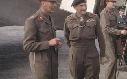 Jerzy VI i generał Montgomery