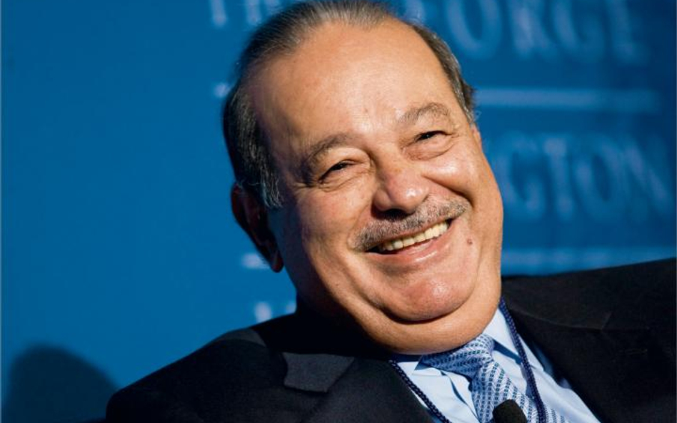 Carlos Slim Helu kontroluje na świecie łącznie ponad 200 firm Fot. bloomberg