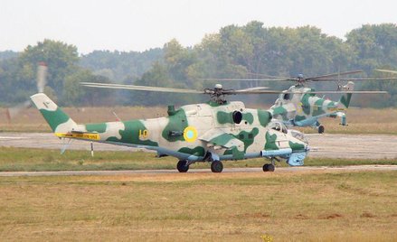 Ukraiński śmigłowiec MI-24