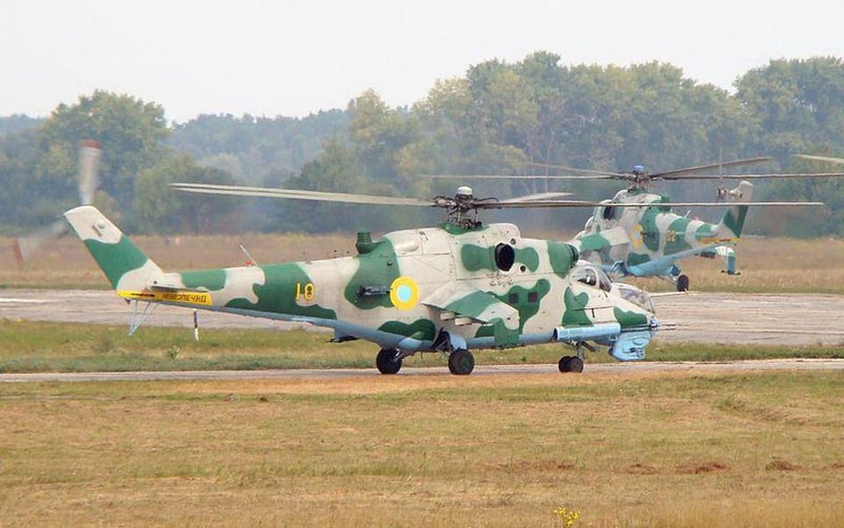 Ukraiński śmigłowiec MI-24