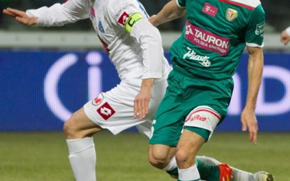 Dalibor Stevanović (z prawej) zimą wzmocnił Śląsk Wrocław
