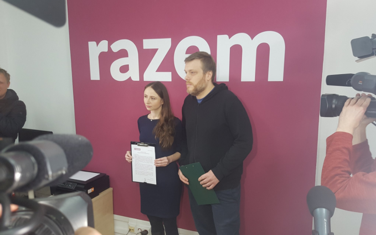 Razem apeluje do innych partii: Bojkotujcie skrajną prawicę - rp.pl