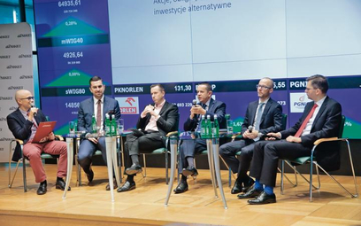 W debacie otwierającej Forum wzięli udział (od prawej): Rafał Benecki, główny ekonomista ING Banku Ś