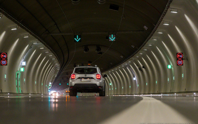 Odcinkowy pomiar prędkości w nowym tunelu na Zakopiance