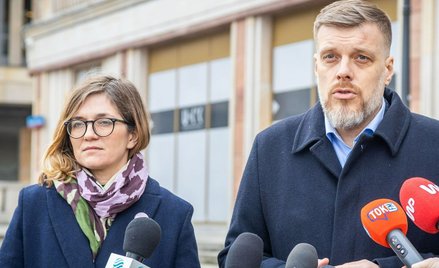 Magdalena Biejat i Adrian Zandberg