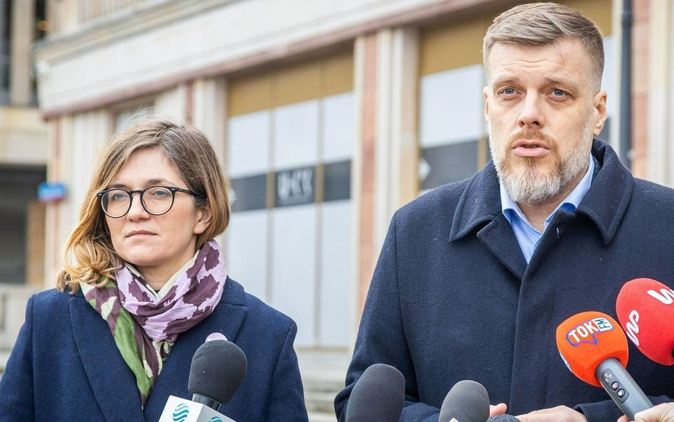 Magdalena Biejat i Adrian Zandberg