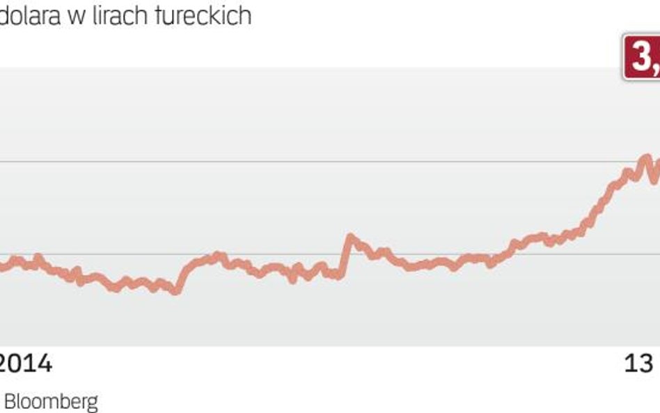 Lira turecka ma za sobą kiepski rok