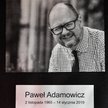 Zdjęcie zamordowanego prezydenta Gdańska Pawła Adamowicza podczas Światełka Pamięci w Lublinie