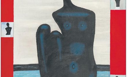 Wystawiono trzy świetne obrazy Jerzego Nowosielskiego.