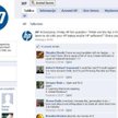 Strona firmy HP na Facebooku. Firma wypytuje konsumentów o 3-5 rzeczy, których chcieliby się dowiedz
