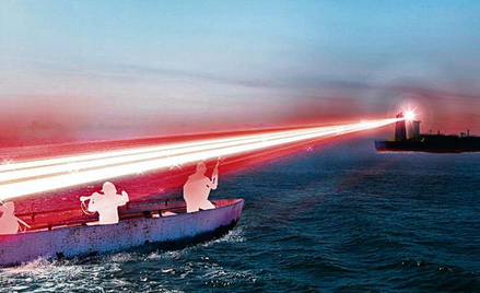 Technologia laserowa pozwoli utrzymać piratów z dala od frachtowców