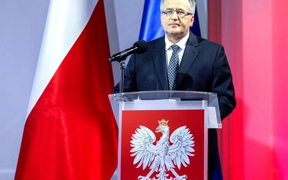 Prezydent Bronisław Komorowski