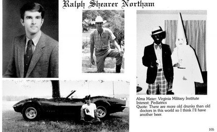 Gubernator Virginii przeprasza za strój Ku Klux Klanu