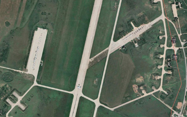 Lotnisko wojskowe we wsi Gwardiejskoje