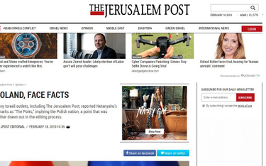 "Jerusalem Post": Lepiej by było, gdyby Warszawa przestała ukrywać rolę wielu Polaków w pomaganiu nazistom