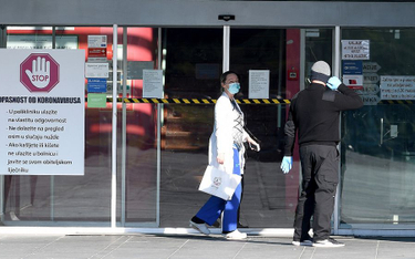 Szpital w Chorwacji, w której zanotowano dotąd 49 przypadków zakażeń, ale na razie żadnego zgonu