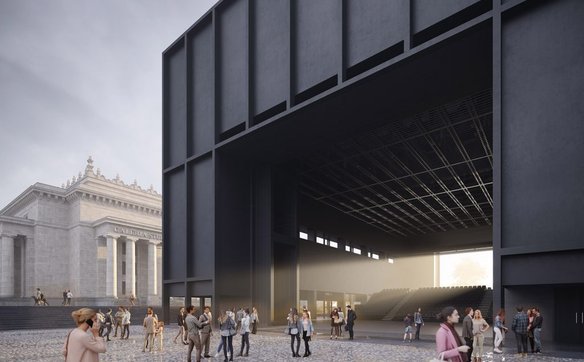 Big Box – duża scena w projektowanym tr Warszawa będzie się otwierać na nowo powstały Plac Centralny