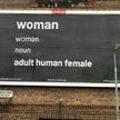 Definicja "kobiety" na billboardzie "mową nienawiści"?