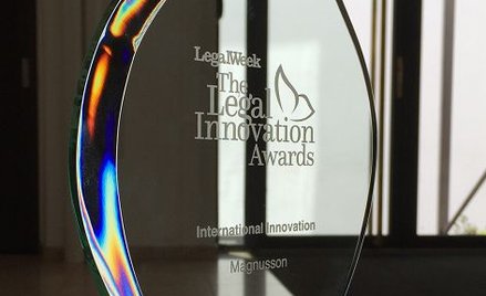 Kancelaria Magnusson zwycięzcą The Legal Innovation Awards 2015