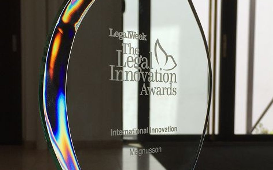 Kancelaria Magnusson zwycięzcą The Legal Innovation Awards 2015