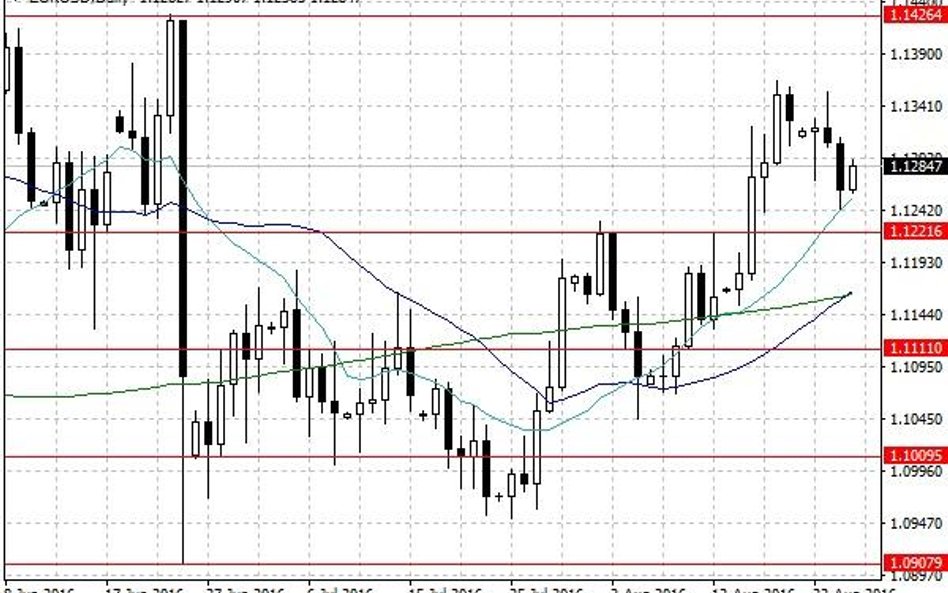 Notowania EUR/USD – dane dzienne