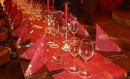 Fiskus za obiadem z klientem