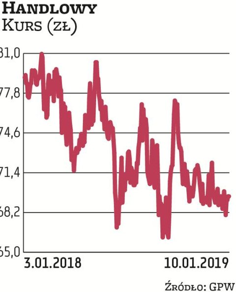 Handlowy po słabszym 2017 r. wrócił do „typowych” dla siebie zysków w 2018 r. Kurs przez rok spadł j