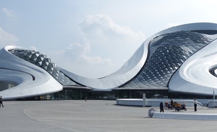 Budynek opery w Harbinie w ChRL, projekt chińskiej pracowni MAD, uznawanej za jedną z czołowych w ty