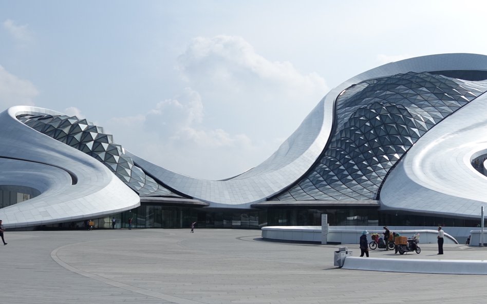 Budynek opery w Harbinie w ChRL, projekt chińskiej pracowni MAD, uznawanej za jedną z czołowych w ty