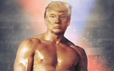 Rocky Balboa z głową Trumpa. O co chodziło prezydentowi?