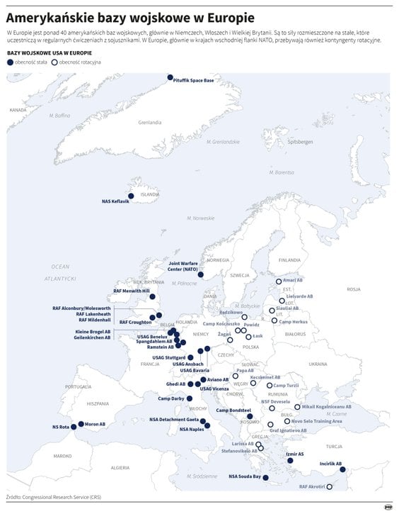 Amerykańskie bazy wojskowe w Europie