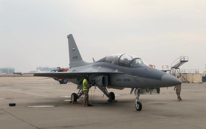 Jeden z dwóch ostatnich samolotów szkolno-treningowych KAI T-50IQ dostarczonych Irakowi. Fot./Iracki