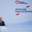 Premier Donald Tusk na Radzie Krajowej Koalicji Obywatelskiej w Warszawie.