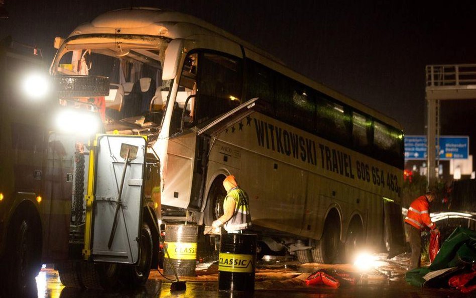 Wypadek polskiego autobusu w Niemczech