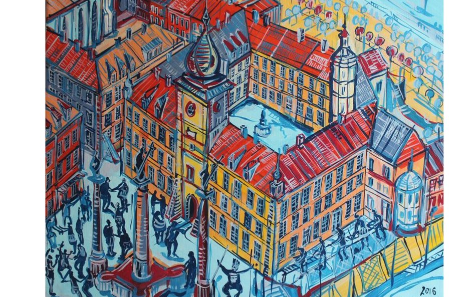 Plac Zamkowy, autor: Edward Dwurnik