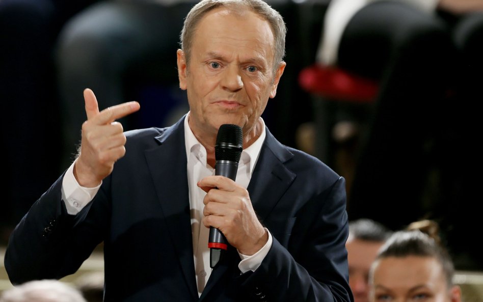 Przewodniczący Platformy Obywatelskiej Donald Tusk