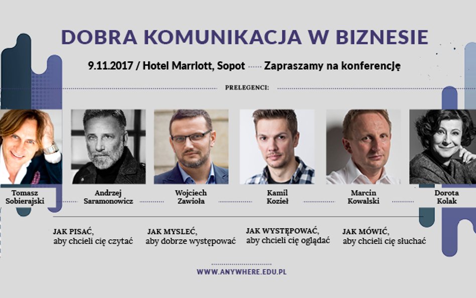 Dobra komunikacja w biznesie. Konferencja Anywhere.edu