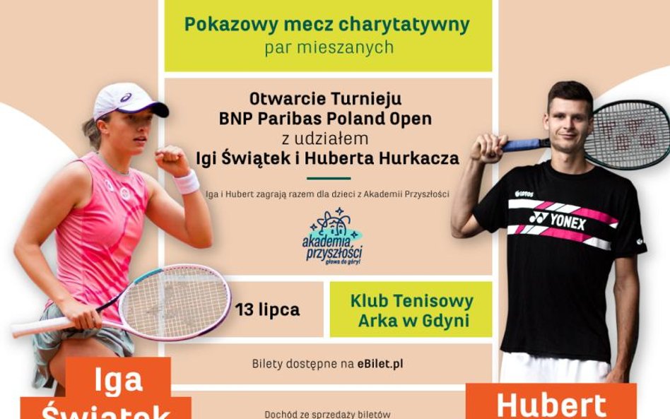 BNP Paribas Poland Open: Zaproszą Iga Świątek i Hubert Hurkacz