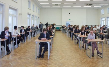 Gimnazjaliści zdają egzamin