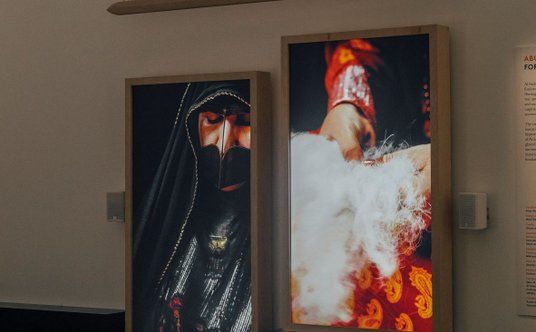 Instalacja w Pawilonie Abu Dhabi